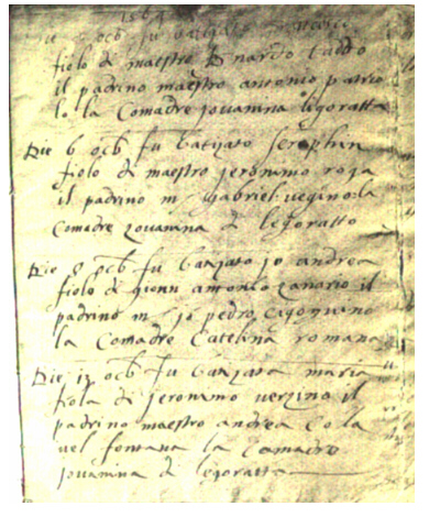 1564, I primi atti di Battesimo registrati nella Parrocchia di Trecate